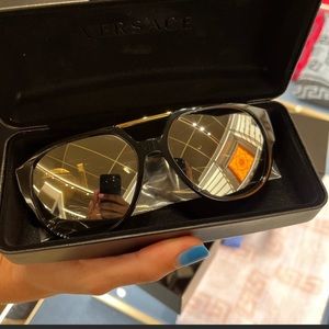 Versace black and gold shades